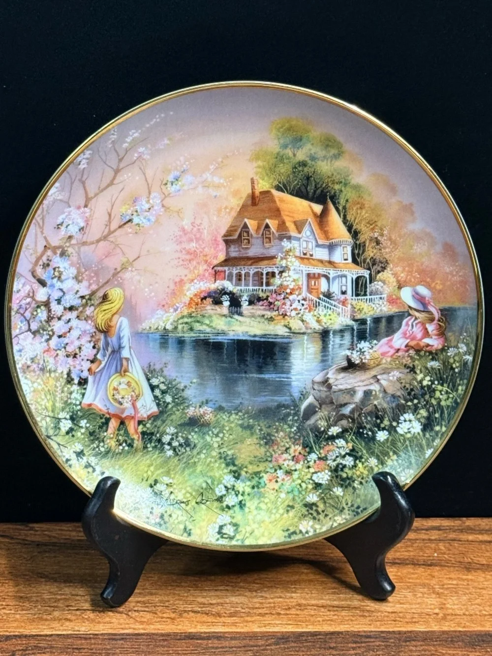 THE FRANKLIN MINT Heirloom Recommendation “Daydreams” by Andres Orpinas
